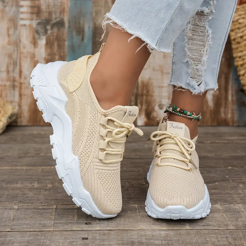Maica | Women???s Orthopedic Lace Up Cushion Sneakers