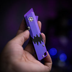 Raven 1.0 Pro: Titanium Utility Folding knife-Halloween Abyss Maw