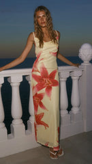 Nina Maxi Dress - Yellow Paradise