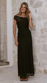 Malayah Maxi Dress - Black