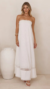 Sandra Maxi Dress - White