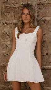 Joy Mini Dress - White
