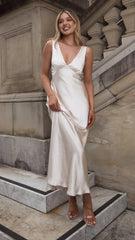 Sofia Maxi Dress - Champagne