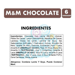 Chocolate M&m Clásico (pack De 6 Unidades)