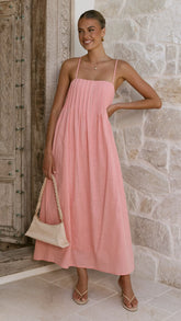 Stayla Maxi Dress - Coral