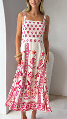 Michaela Maxi Dress - Pink Floral