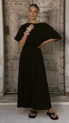 Aleski Maxi Dress - Black