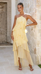 Soho Maxi Dress - Yellow