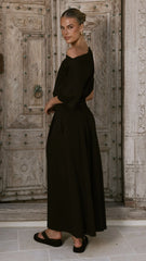 Aleski Maxi Dress - Black