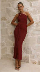 Kourt Maxi Dress - Cherry