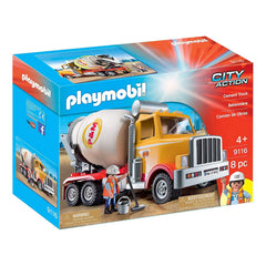 Playmobil City Action Cement Truck Building Set 9116 - Radar Toys