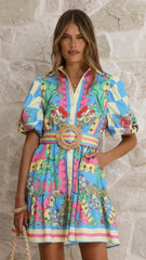 Celene Mini Dress - Tropical Rio