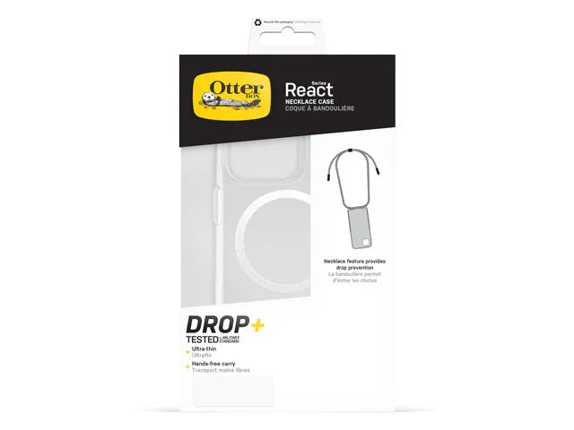 OtterBox REACT Necklace iPhone 15 Pro Max Case - Clear - LX2001 - Homewares, Outdoor, Phone Accessories, Cases, Speakers, Headphones + More -