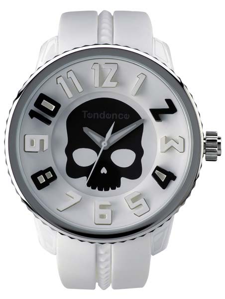 Tendence Round Gulliver Black with White Skull