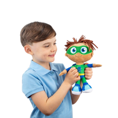 Super Why! Plush Whyatt Beanstall Doll Wyatt Green Willy Super Readers Licensed