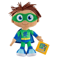 Super Why! Plush Whyatt Beanstall Doll Wyatt Green Willy Super Readers Licensed