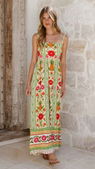 Keziah Maxi Dress - Sunkissed Print