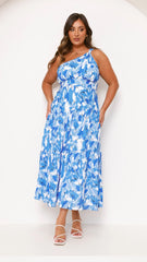 Jayma Maxi Dress - Blue Floral