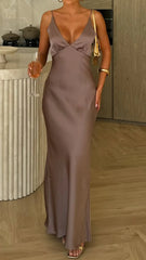 Ziah Maxi Dress - Mushroom