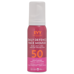 EVY Technology Evy Daily Defense Face Mousse Spf50 | 75 ml fra EVY Technology på Mecindo.dk