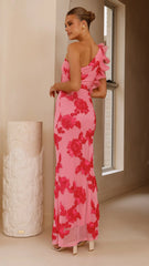 Darlee Maxi Dress - Pink Floral