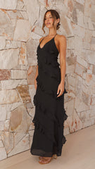 Sophia Maxi Dress - Black