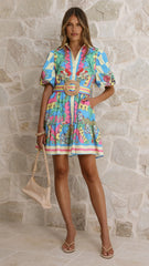 Celene Mini Dress - Tropical Rio