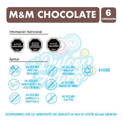 Chocolate M&m Clásico (pack De 6 Unidades)
