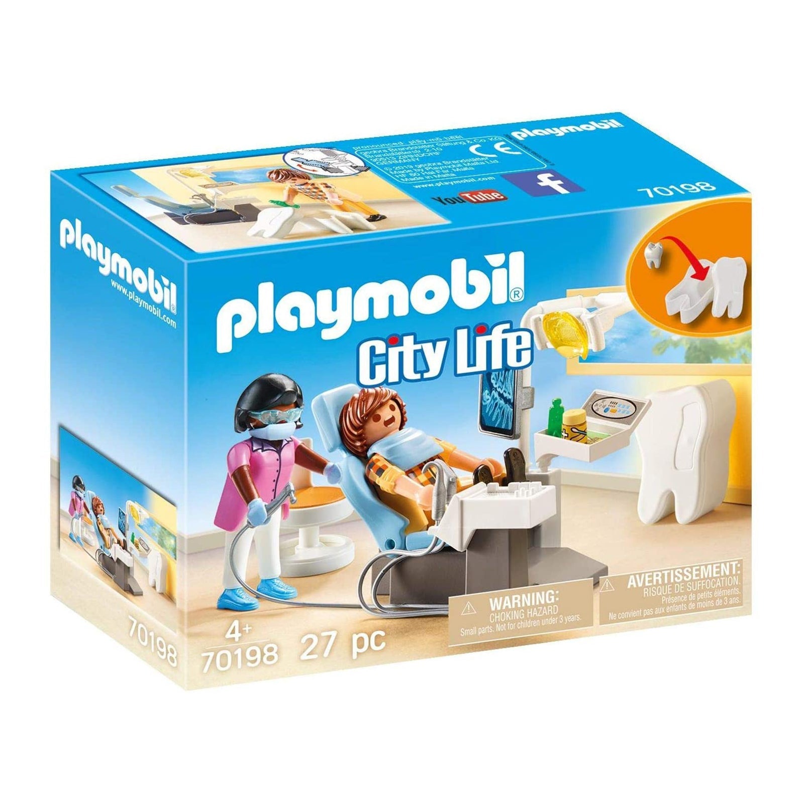Playmobil City Life Dentist Building Set 70198 - Radar Toys