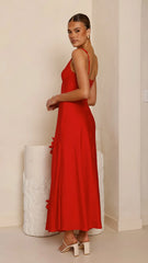 Lavara Maxi Dress - Red