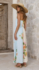 Ellea Maxi Dress - Botanical Bliss Blue