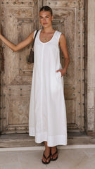 Alex Maxi Dress - White