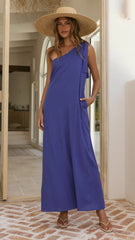 Hallie Maxi Dress - Blue