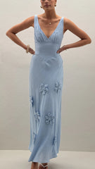 Lavara Maxi Dress - Blue