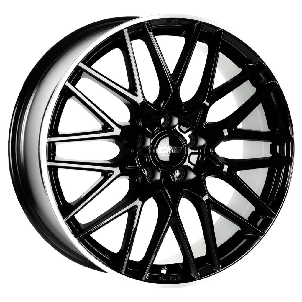 CMS-1063-04 7.5x18"-5x108 ET51 63.4 Diamond Rim Black Gloss Jant (4 Adet)