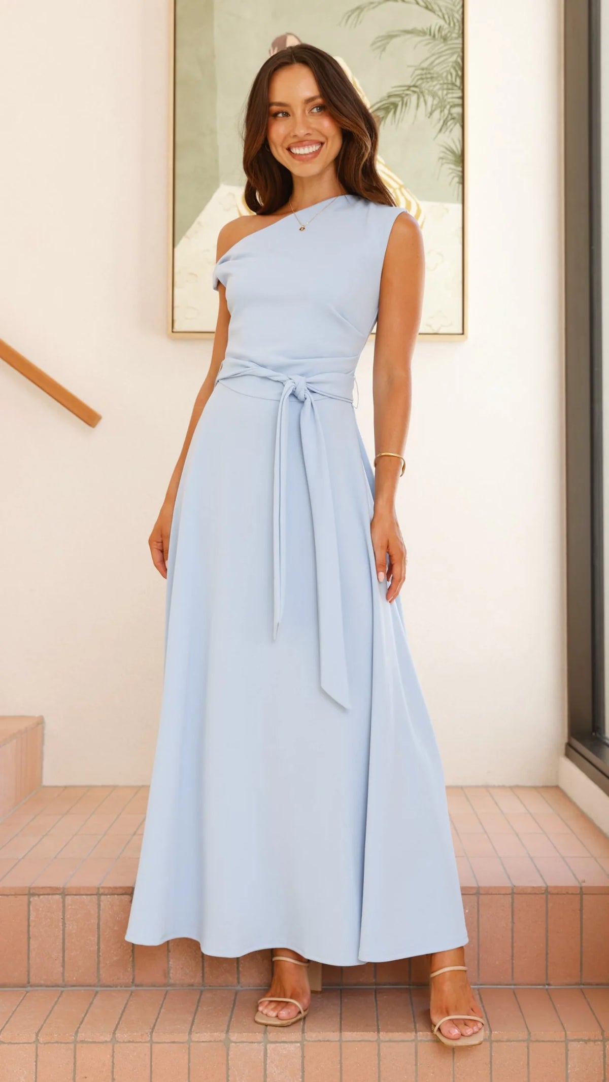 Gemma Maxi Dress - Baby Blue