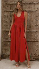 Amira Maxi Dress - Red