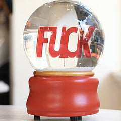 FUCK Snow Globe by LigoranoReese GIFTING,ARTISTS,OBJECTS,SUMMER<BR> ESSENTIALS,FATHER'S<BR> DAY GIFTS vendor-unknown