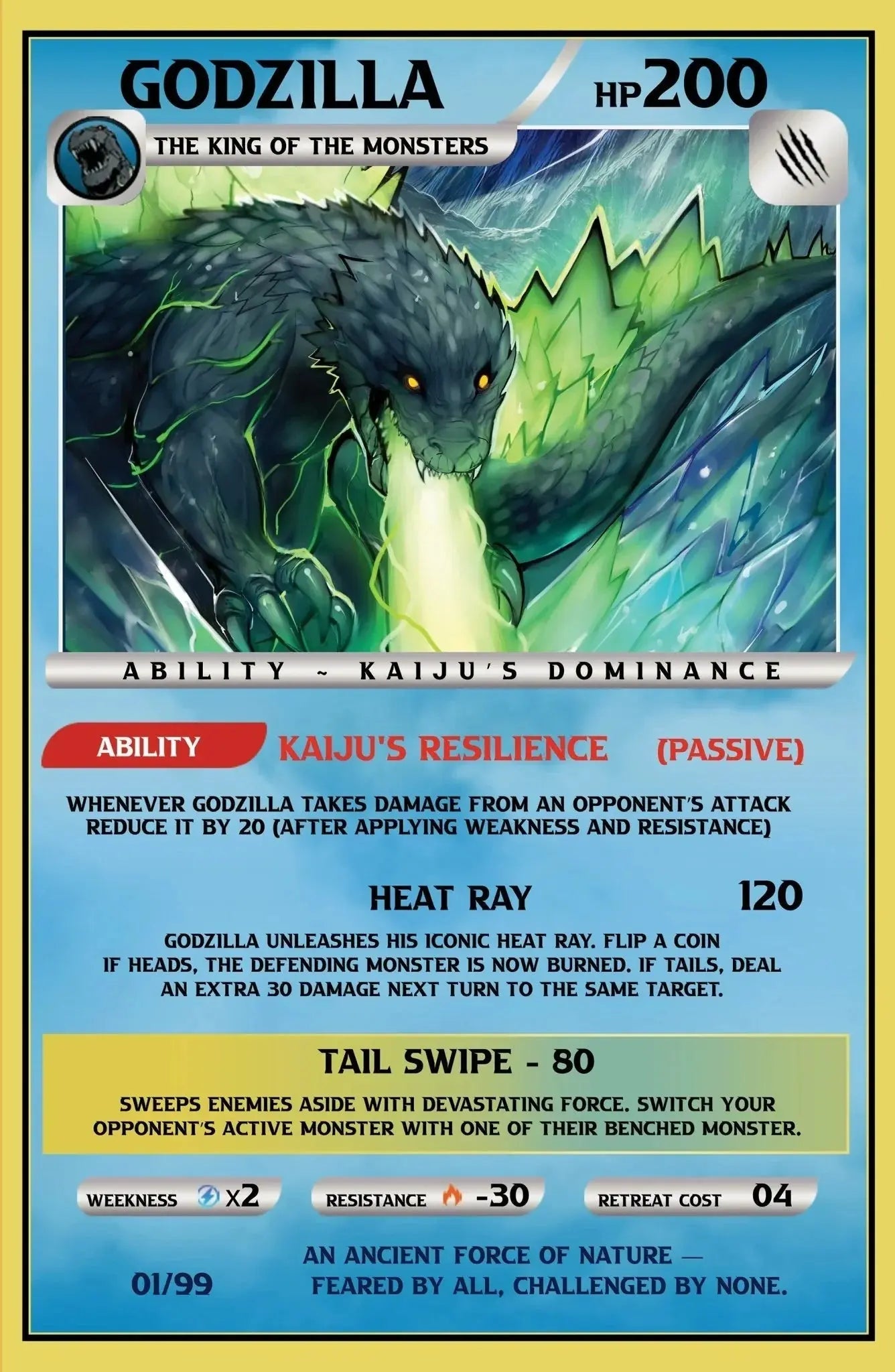 Godzilla [Kai-Sei Era] #3 - ECC Exclusive Sukesha Ray / Franck Uzan Playing Card Variant (10/8/25) East Coast Comics