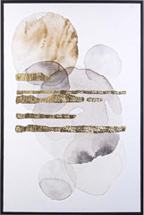 Quadro moderno Stampa su tela Oro su Bianco 62 X 92 cm minimalista bold Casa e cucina/Decorazioni per interni/Arte/Poster e stampe Decor Space - Altamura, Commerciovirtuoso.it